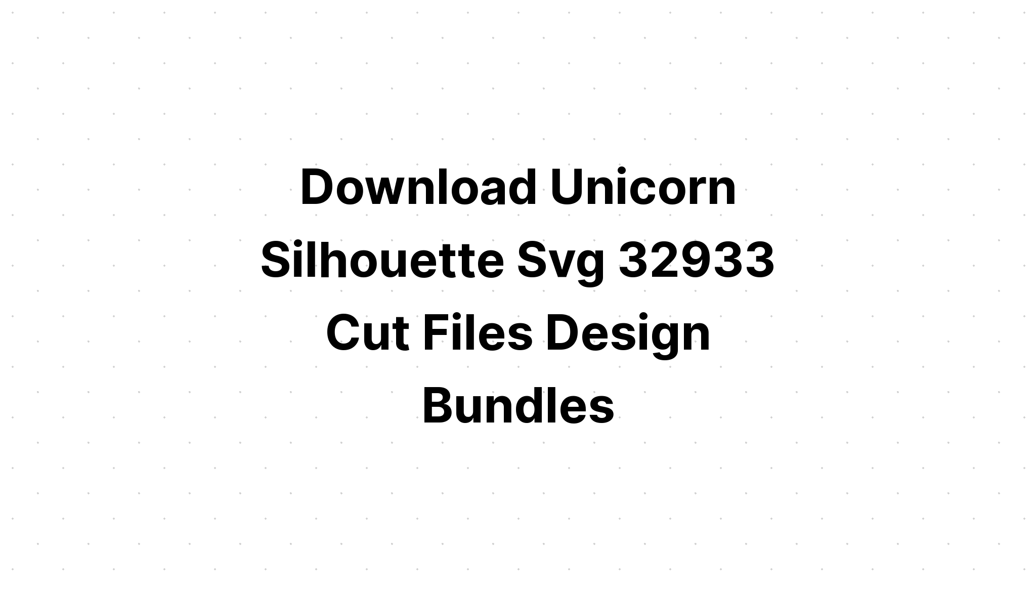 Download Unicorn Silhouette? SVG File